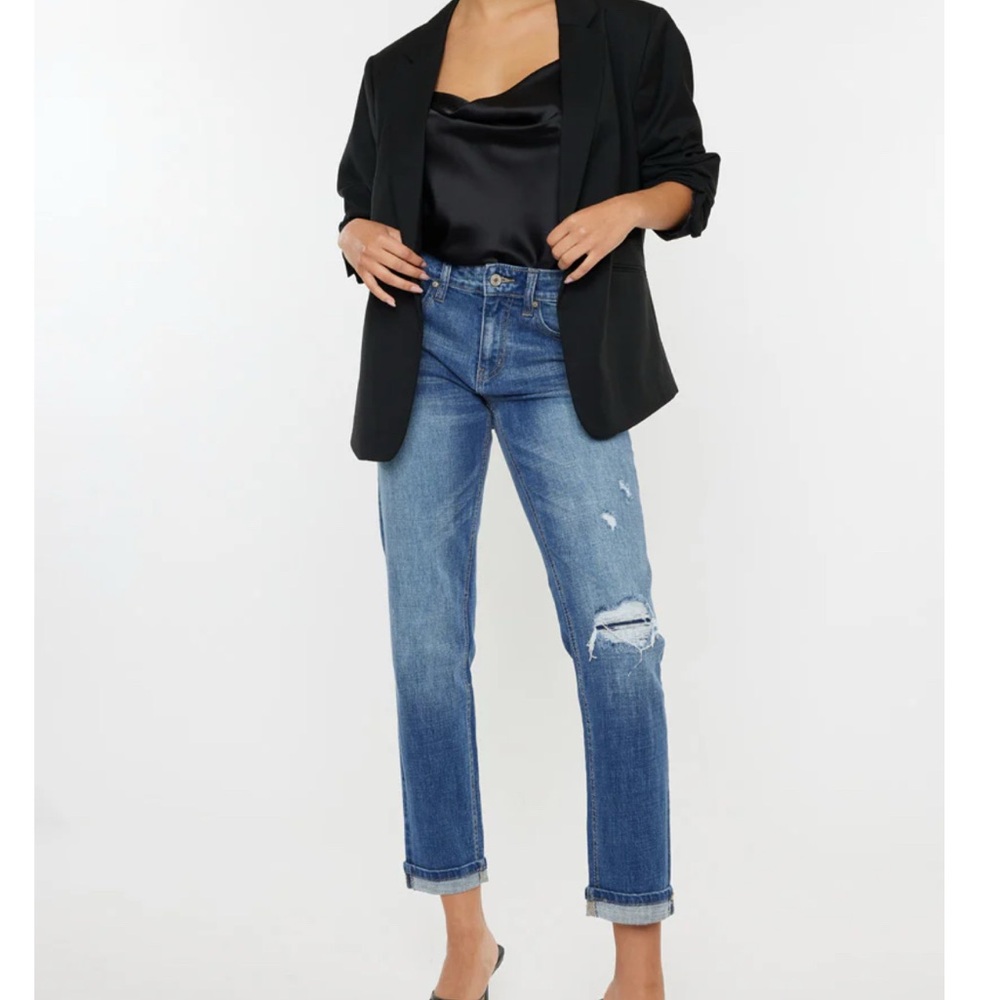 KANCAN Lexington Mid-Rise Boyfriend Denim